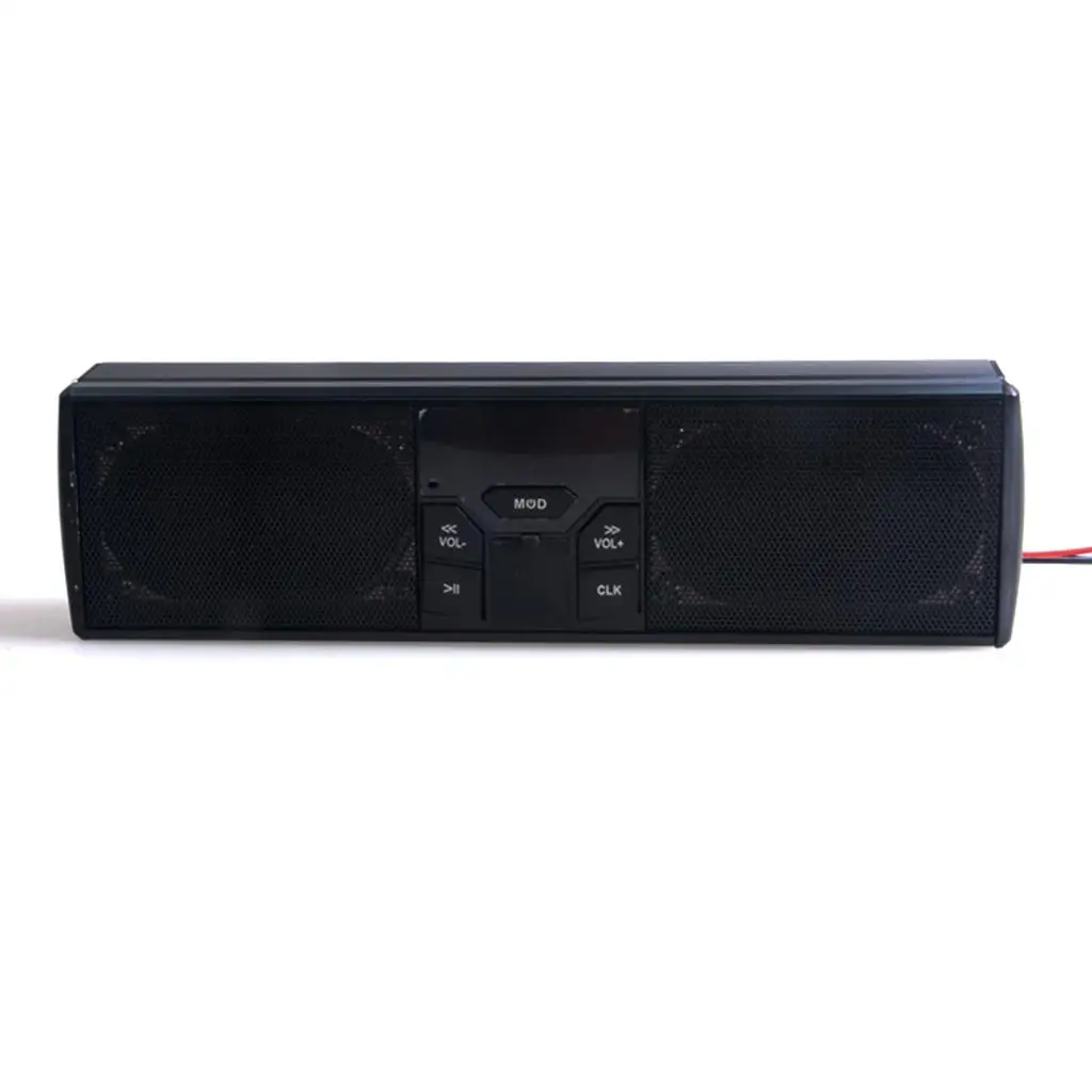 USB APP Control Motorcycle Speakers Anti-theft MP3 Bluetooth Audio Sound System FM Radio for Motorcycles