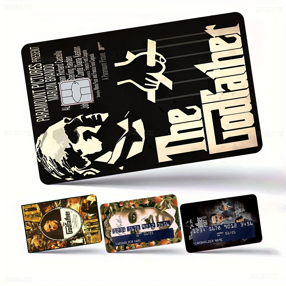 

Hot Movie The Godfather Anime Spend Or Save Funny Shell On Off Ultra Thin No Fade Sticker Skin Cover Film For Debit Credit Card