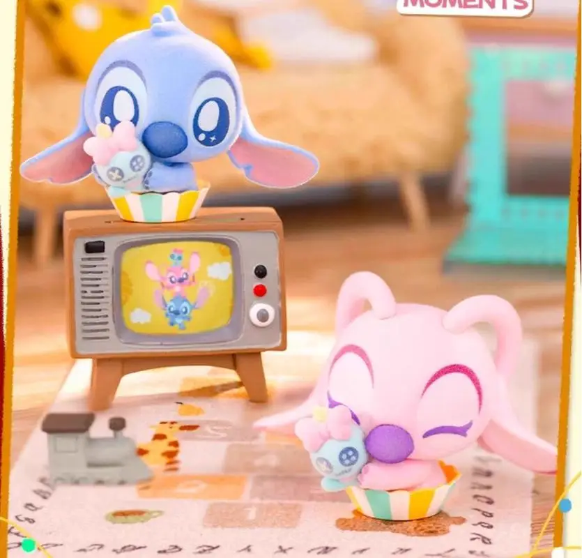 กล่องสุ่มตุ๊กตาการ์ตูนสติทช์ ลิโล่ สติทช์ เอนเจิล ลิโล่ เปเลไค ฟิกเกอร์อนิเมะน่ารัก ตุ๊กตาเม็ดข้าว ของเล่นยอดนิยม ของตกแต่ง ของขวัญวันเกิด