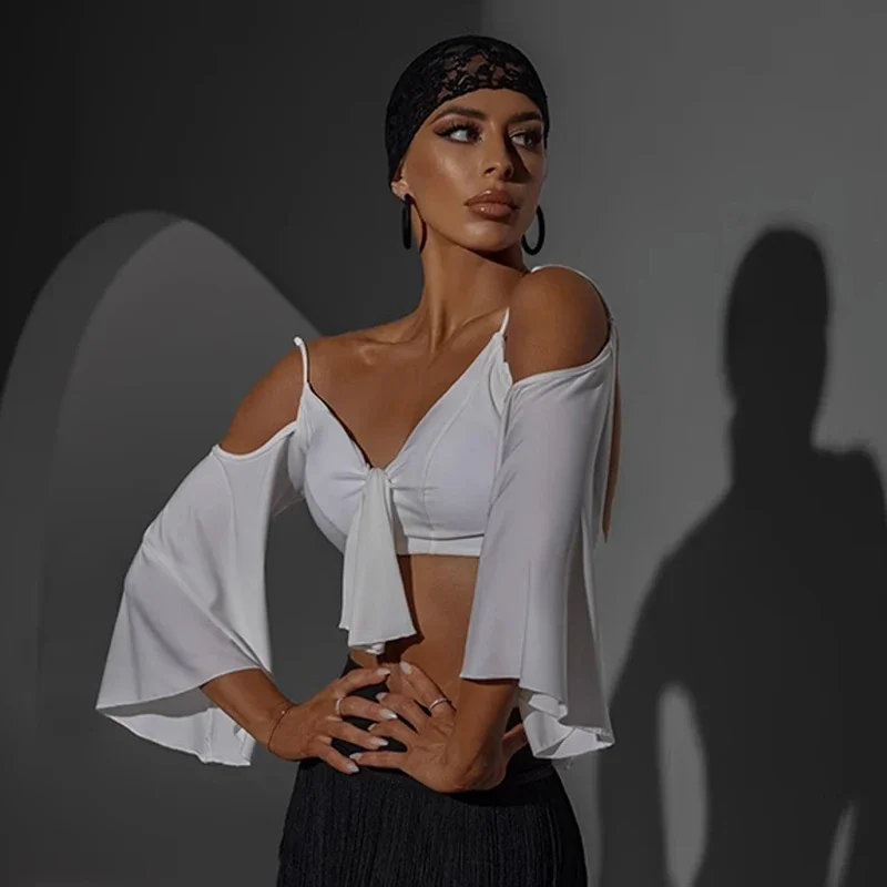 Latin Dance Hairband For Women Black Lace Head Scarf Bandage Latin Dance Accessories Rumba Cha Cha Practice Ornament DNV17996