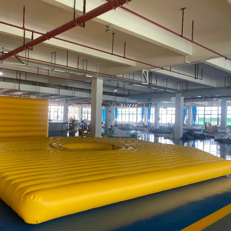 

Outdoor Inflatable Emergency Rescue Safety Air Cushion Inflatable PVC Hexagonal Stunt Airbag with Hole for Sale