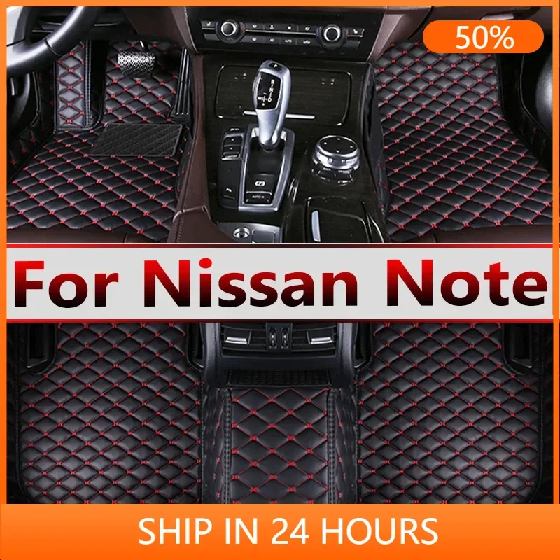 Car Floor Mats For Nissan Note e-Power E13 2WD 4WD 2021~2023 Waterproof Floor Mats Accesorios Para Auto Car Accessories Interior