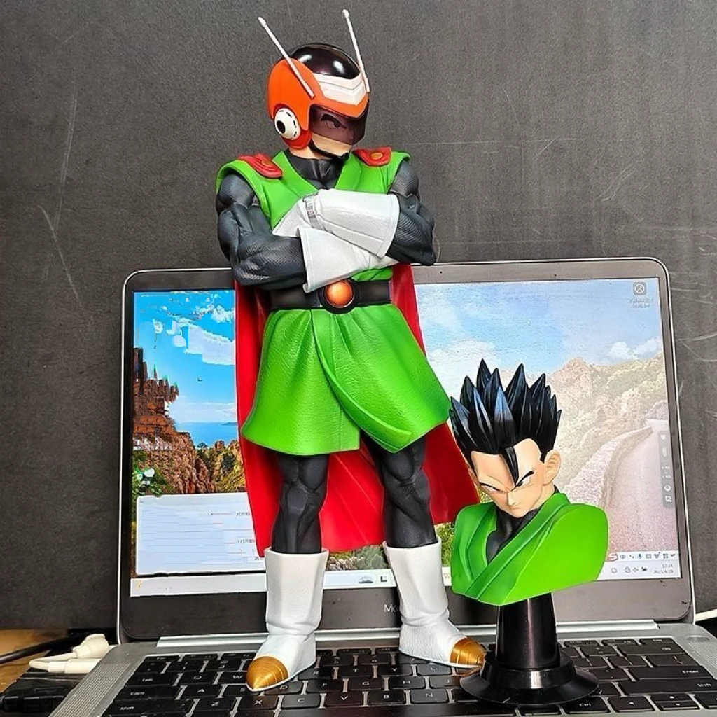 33 cm Dragon Ball Anime Periferico Son Gohan Super Saiyan Action Figures Collezione Saiyaman Modello in PVC Decorazione da scrivania Giocattoli Regali