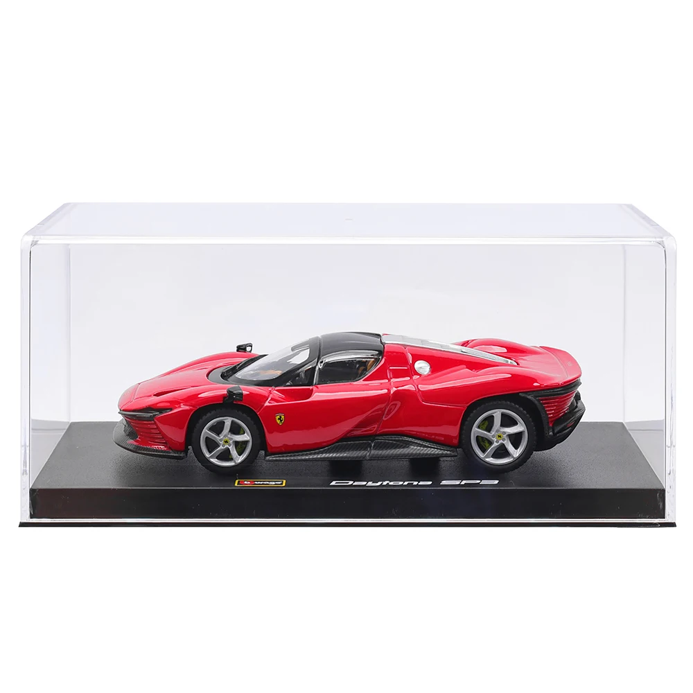 Bburago 1:43 Ferrari AFERRARE FXXK SF90 SP3 SP2 SP1 Liga de luxo Veículo Diecast Pull Back Carros Modelo Coleção de brinquedos Presente