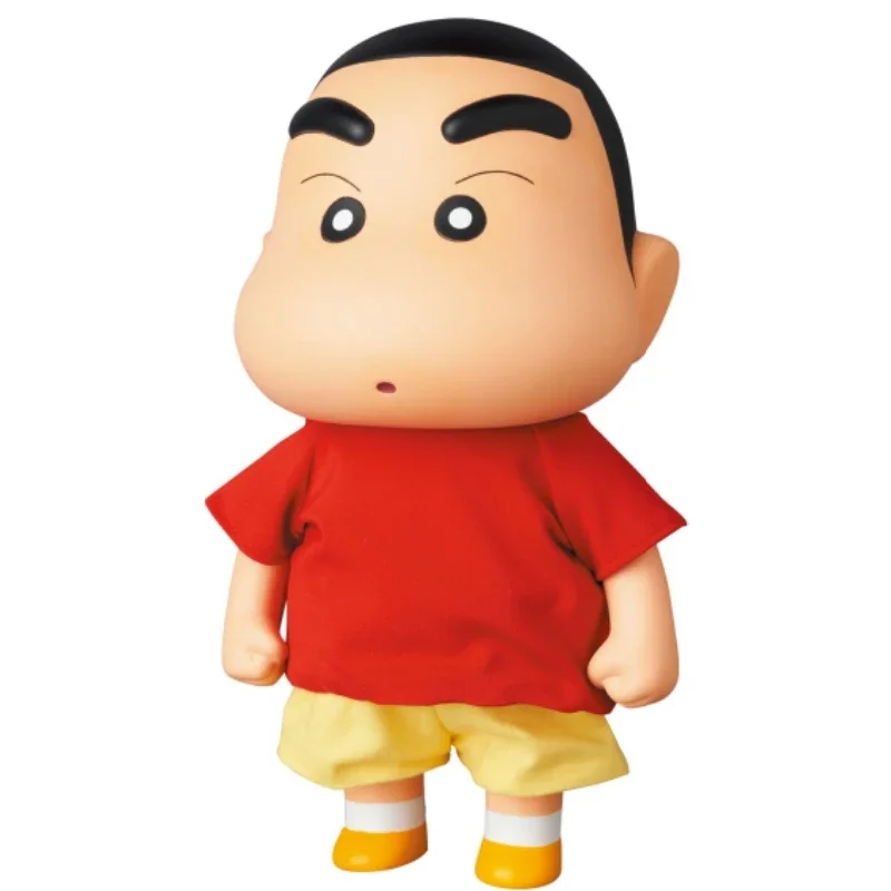 Stock Genuine Vcd 401 Crayon Shin-Chan 19cm Nohara Shinnosuke  Anime Figure Model Fashion Toys Collect Decorative Objects Gift