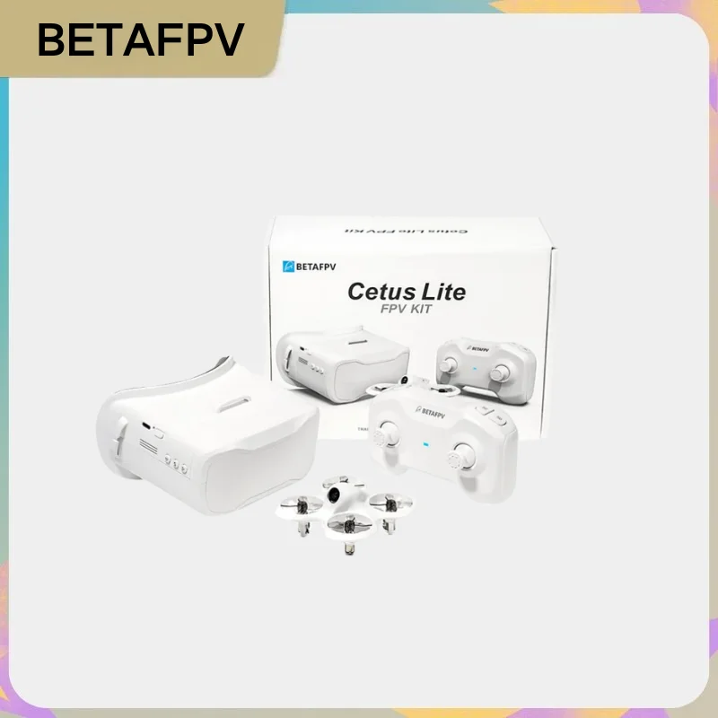 Kit BETAFPV Cetus Lite FPV com motor escovado 716-19000KV, bateria VTX e BT2.0 300mAh 1S de 25mW para quadricóptero RC iniciante