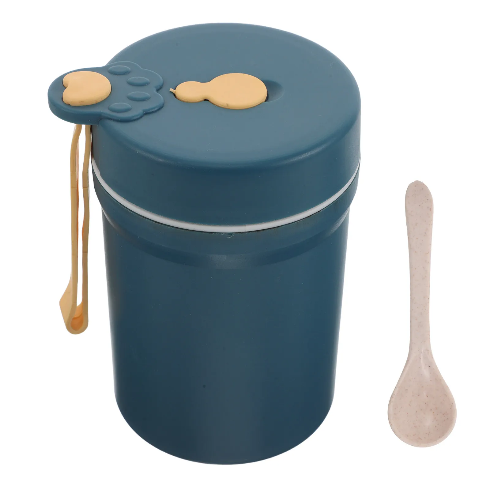 Leakproof Insulated Soup Mug Microwave Safe 350Ml Portable Oatmeal Cup Breakfast Cereal Milk Container Lunch Box for Office