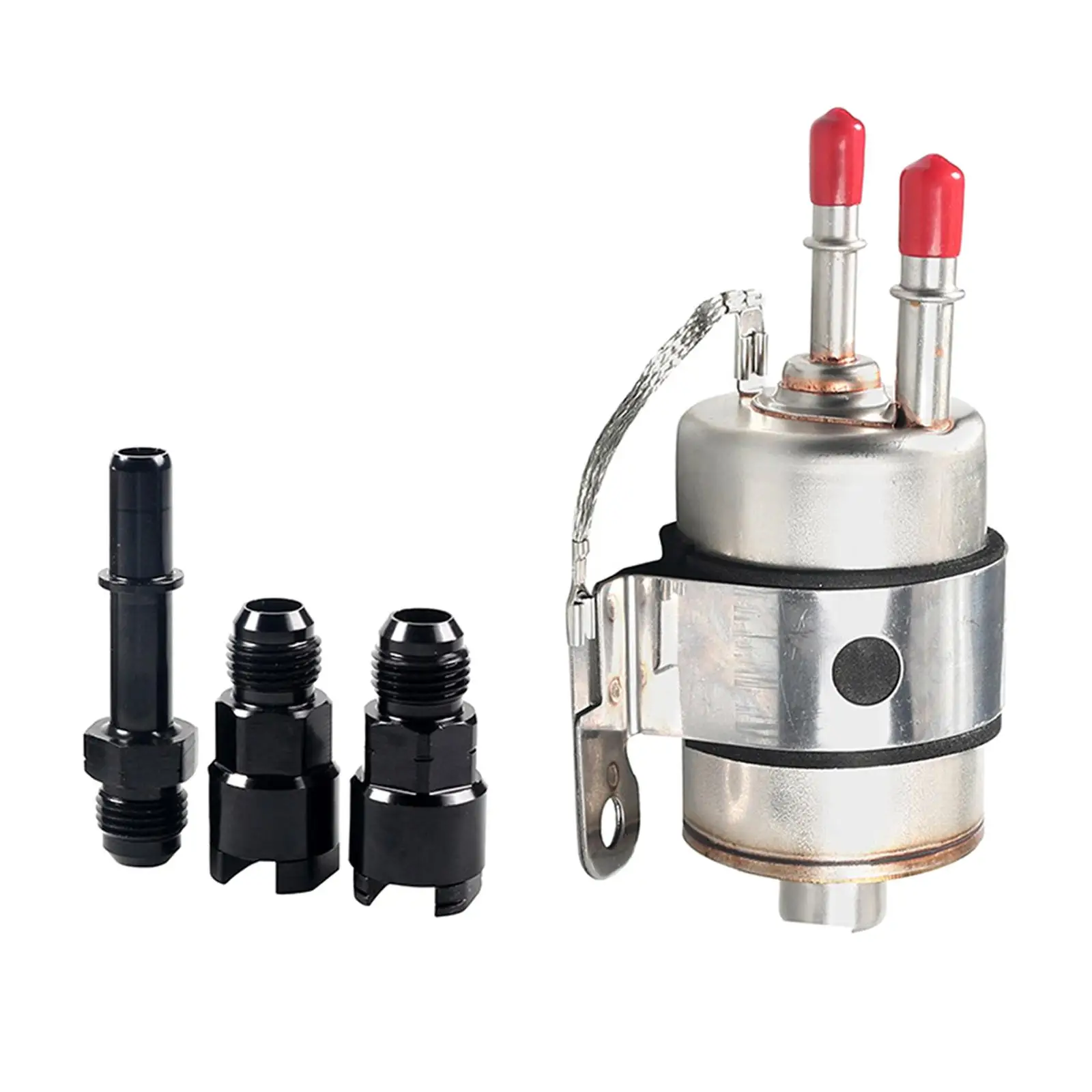 Filtro automotivo 3/8 saída fêmea recipiente galvanizado carburou 5/16 macho