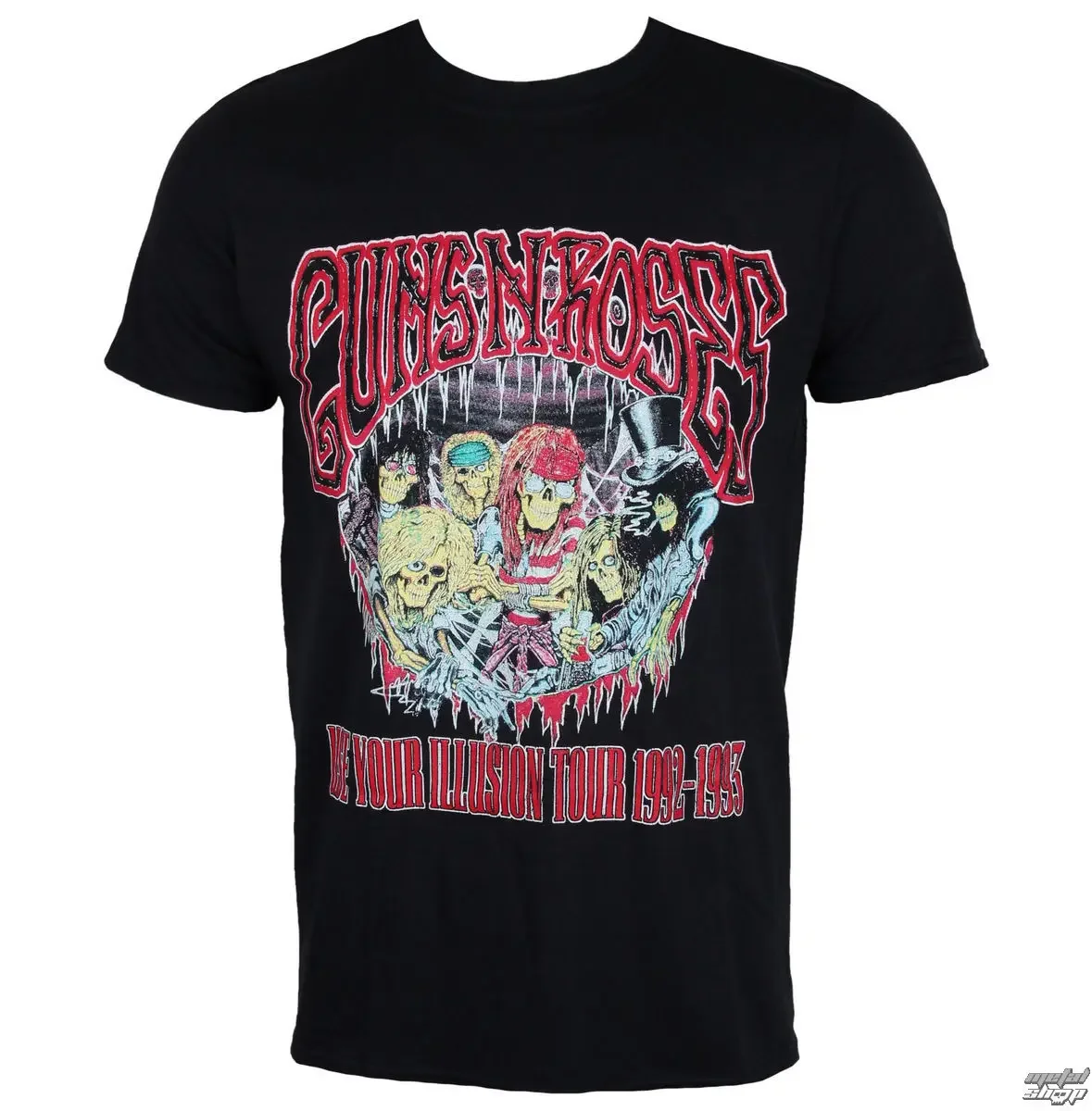 Summer Rare Guns N' Roses Graphic Cotton Band T-shirt Unisex Summer Short Sleeve Fashion Brand Tee Luxury Casual Vintage Tees
