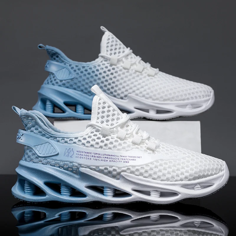 

Новые летние кроссовки 2026 года для мужчин: дышащие, сетчатые, для бега и тенниса, для активного отдыха, белые повседневные прогулочные кроссовки (размеры)