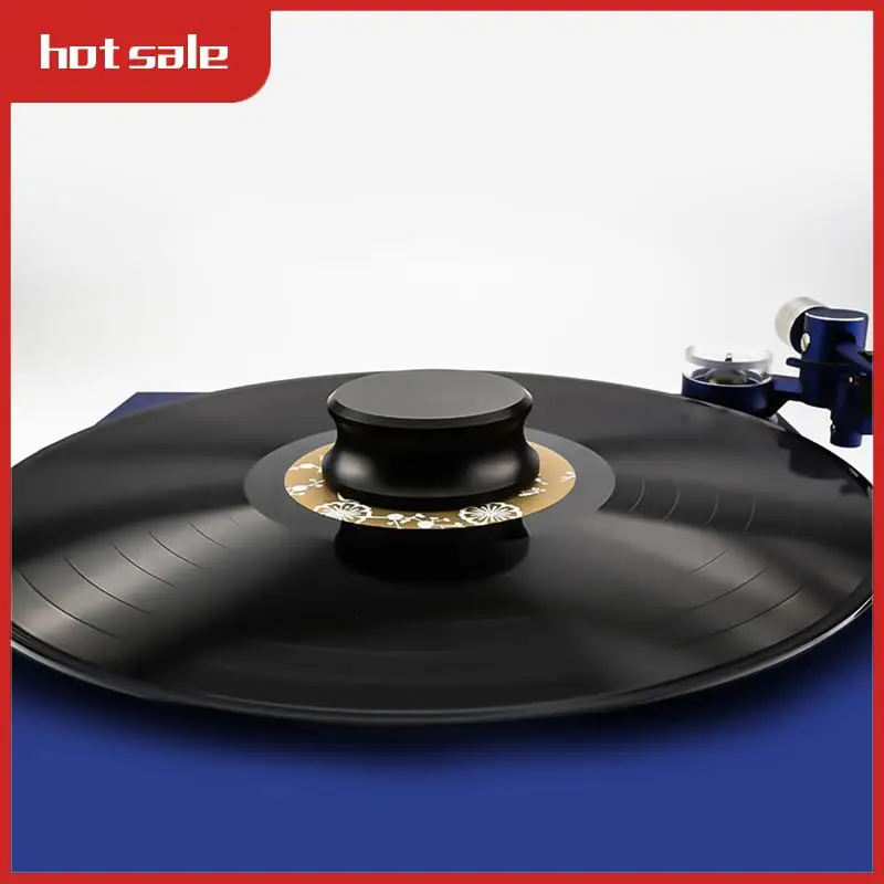 

VVNB-Aluminum Metal Vinyl Record Weight Stabilizer Disc Balanced Clamp For Turntable LP Record Player Accessories