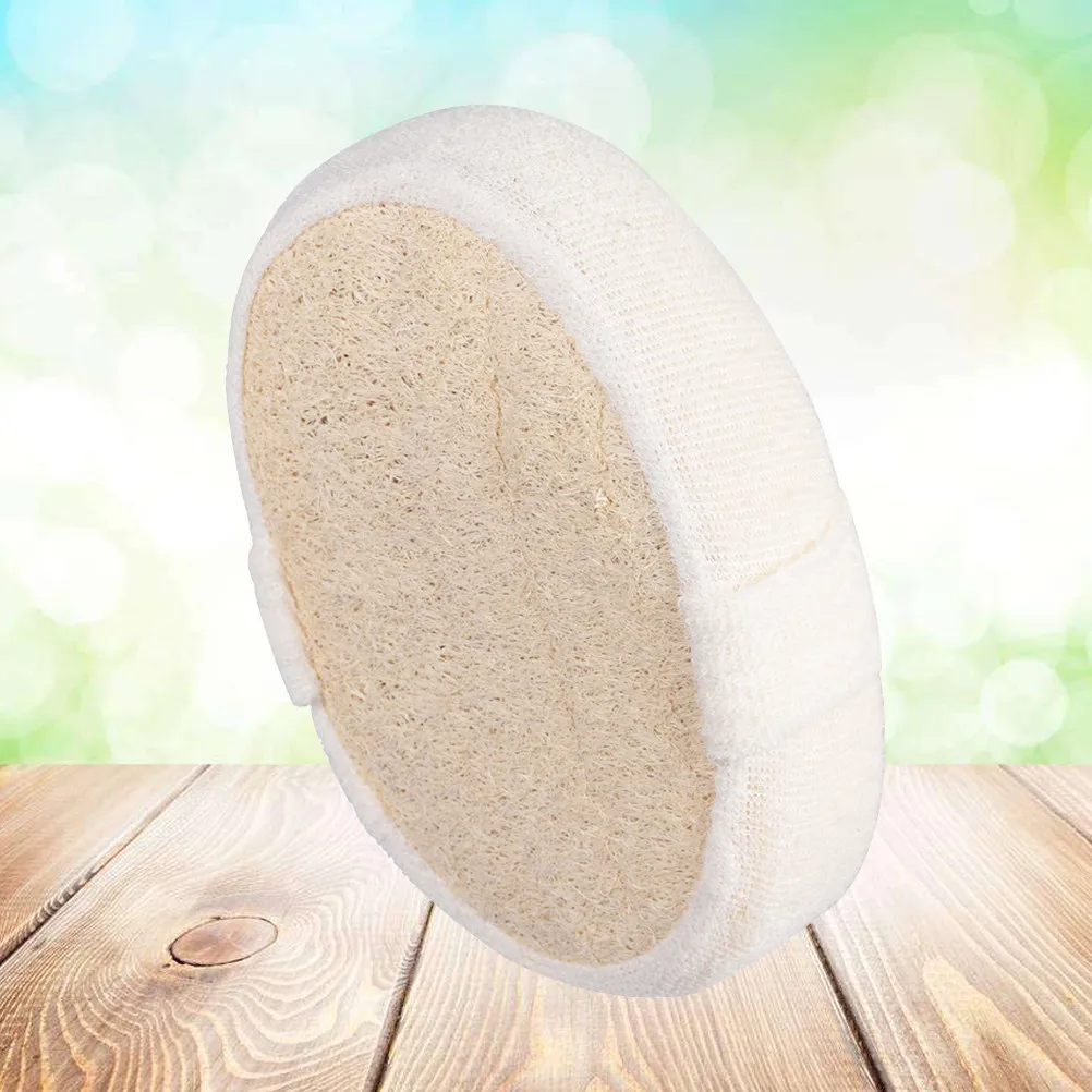 Natural Loofah Sponge for Bath and Shower – Dual-Side Exfoliating Hypoallergenic Skin-Friendly Oval Spa Cloth
