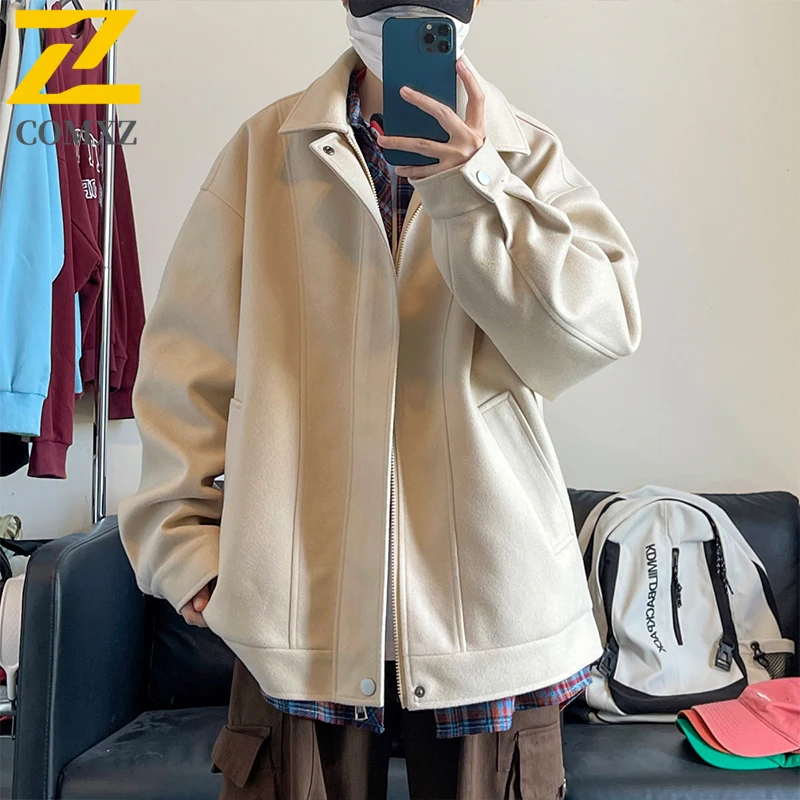 

Mens Colorblock Outdoor Casual Jacket Waterproof Windproof Loose Fit American Style Outerwear Streetwear Fashion breathable Coat