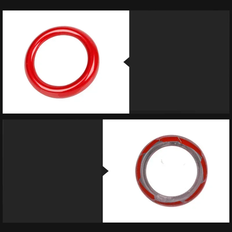AC Outlet Ring Decoration Air Conditioning Vents Trim Stickers Covers For Mazda CX3 CX-3 2016-2018 2021 2022 2023 Accessories view 4