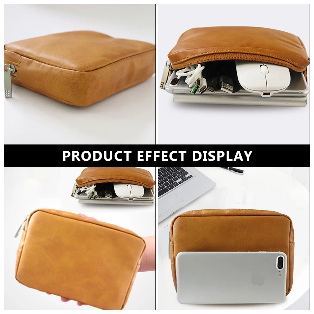 

1 pc Storage Bag Waterproof Durable Organizer Pouch For Earphone Cable Mp3 Key Coin Simple Hard Case