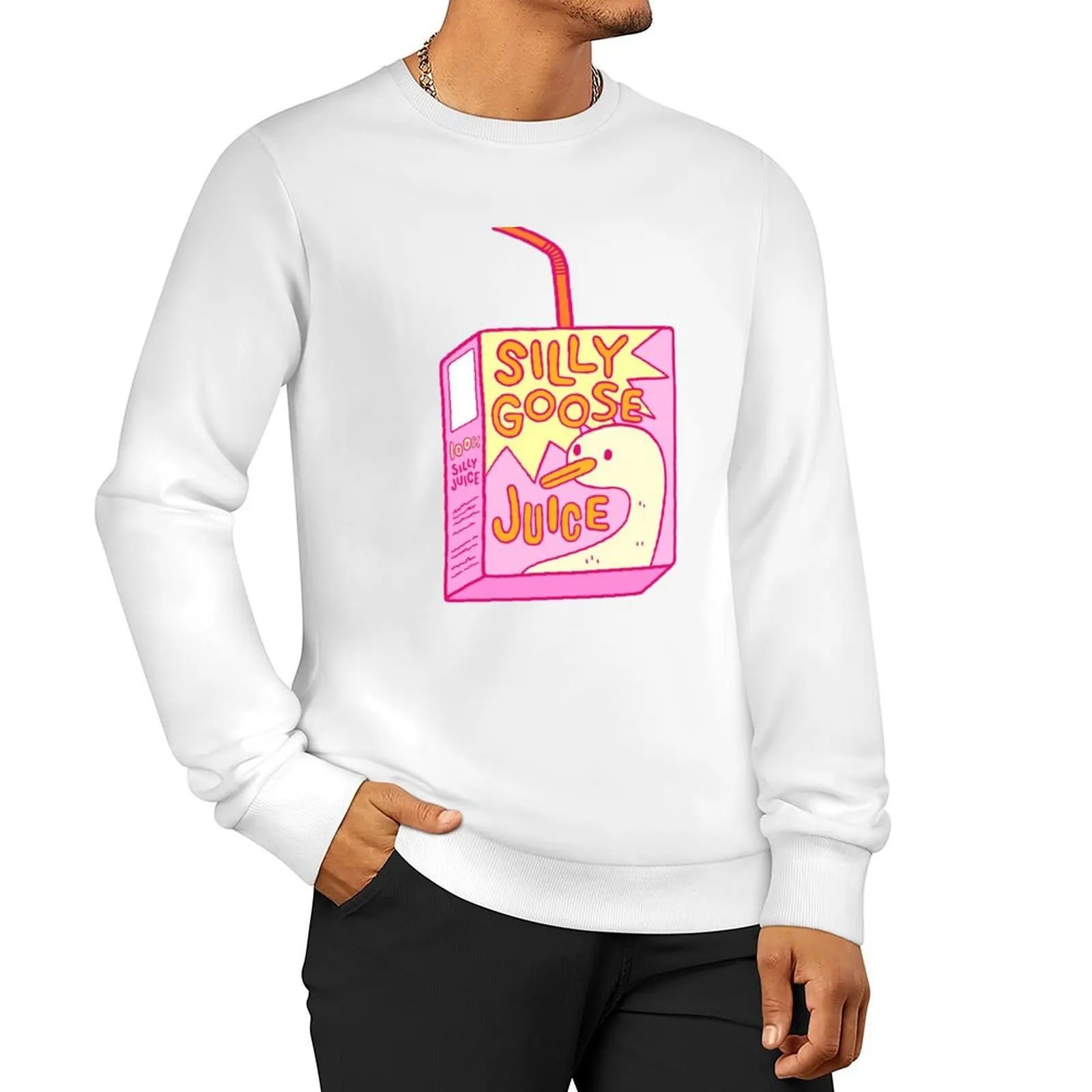 

Silly Goose Juice Sweatshirt anime clothing oversize sweatshirt