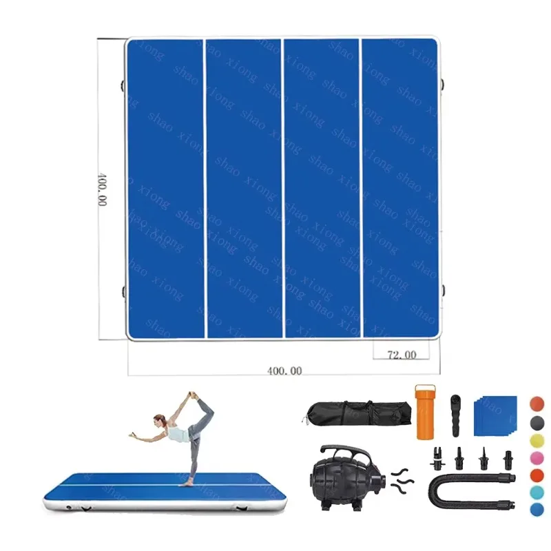 

Large Inflatable Gymnastics & Bouncing Mats, Versatile for Gymnastics, Tumbling & Recreational Use, Durable Material