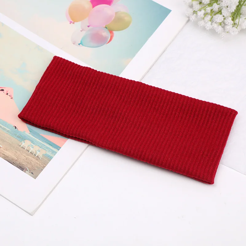 Elastische Einfarbig Haarbänder Für Frauen Männer Haarbänder Laufen Fitness Sport Yoga Stirnbänder Mädchen Kopf Band Haar Zubehör – Detail 18