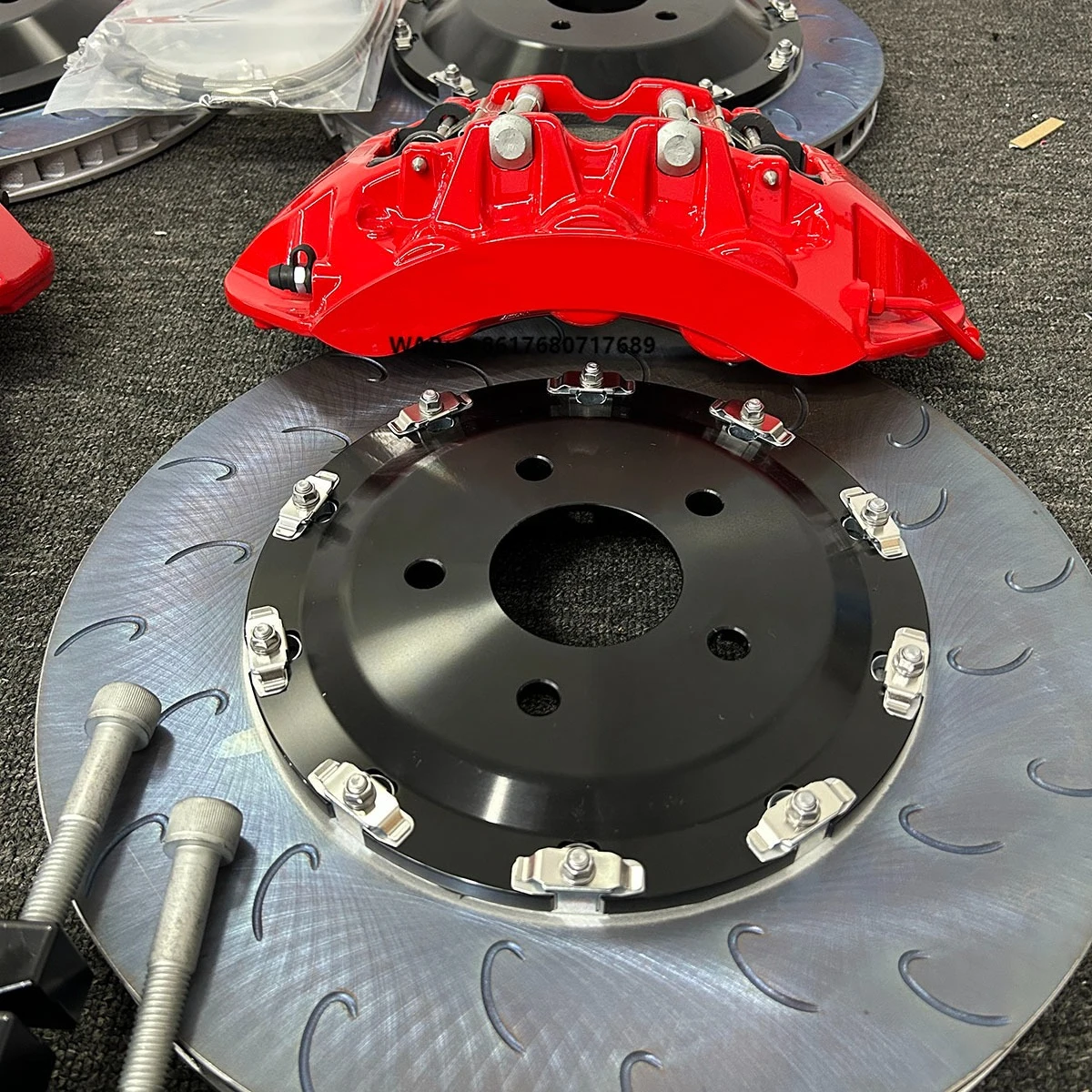

Front 6 Pot Auto Brake 6-pot Brakes Rear 4 Pot Brake Kit 380MM Floating Screw Modified Upgrade GTR R32 R33 R34 R35