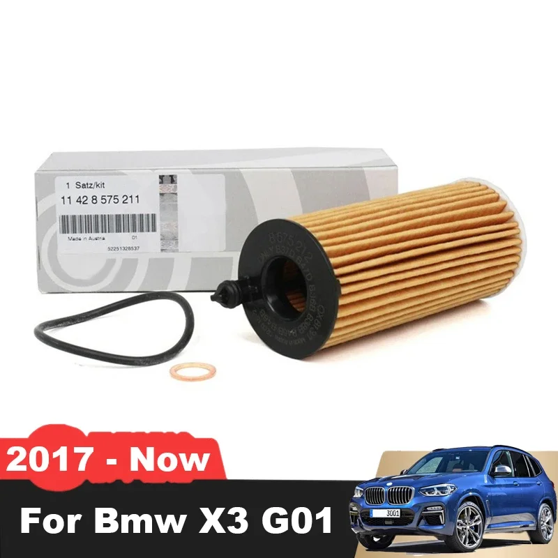 

Oil Filter 11428575211 For Bmw X3 G01 2017 2018 2019 2020 2021 2022- xDrive 20d 20i 25i 28i 30i Model Car Accessories