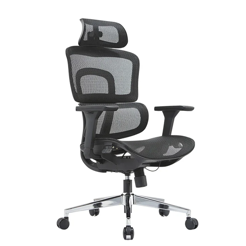 Factory Wholesale High Back Swivel Ergonomic Office Mesh Chair High Quality Height Adjustable Revolving Black Executive Chair