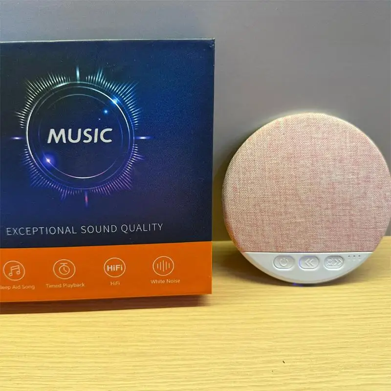 /KQM/Mini Under Pillow Speaker 5.4 Hifi Stereo Sound Machine White Noise With 30/60/90 Min Timer For Bedroom Sleep