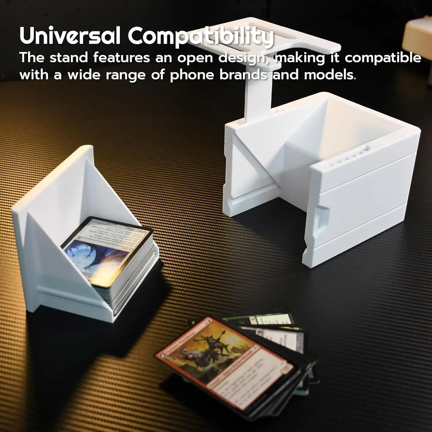 TCG Card Scanner Phone Holder Foldable Scanner Stand for MTG Card Games Quickly Scan and Price Check Stable for MTG Scanning