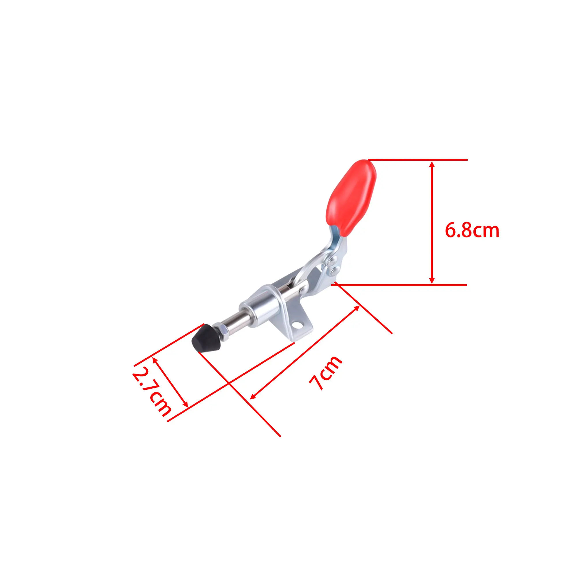 4pc Morsetti di tipo orizzontale a sgancio rapido GH-301AM Morsetto a levetta 45kg Push Pull Action Tool Lavorazione del legno Strumento manuale Morsetto a levetta