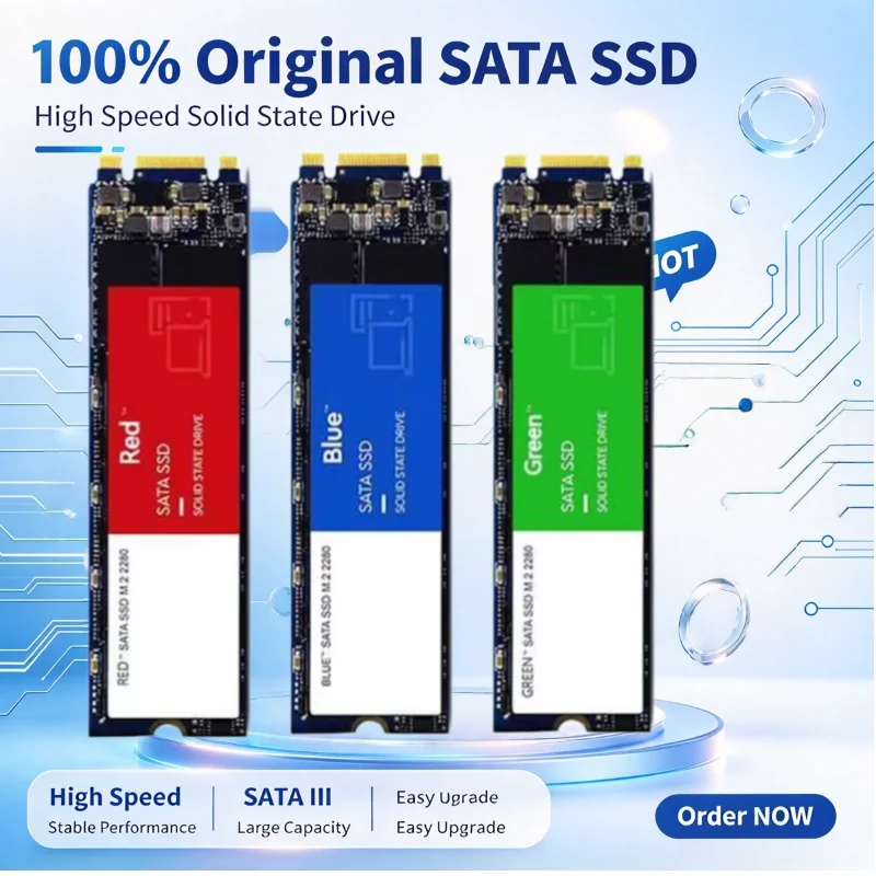 M2 2280 SATA NGFF Original Solid State Drive SSD 500GB 1TB 2TB Internal Hard Disk High Speed SSD for Laptop Notebook Desktop PC