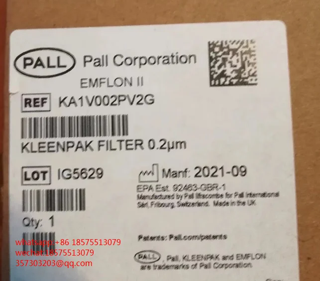 FOR PALL KA1V002PV2G Bag Filter KLEENPAK FILTER 0.2um  1 PIECE