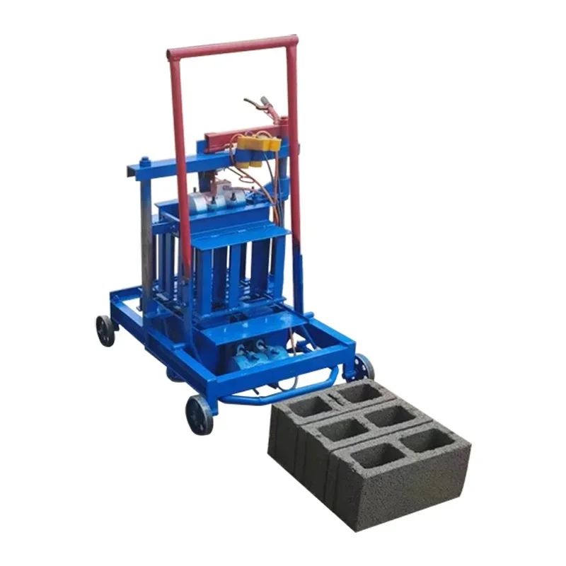 

Manual Semi Automatic Interlocking Paver Hollow Cement Concrete Block Making Machine