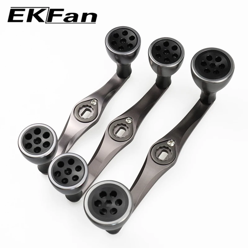 EKFan 105/120/130MM Baitcasting-Angelrollengriff für A/S/D 7*4/8*5mm Loch Aluminiumlegierung Trommelrollengriff Köderrollengriff – Detail 7