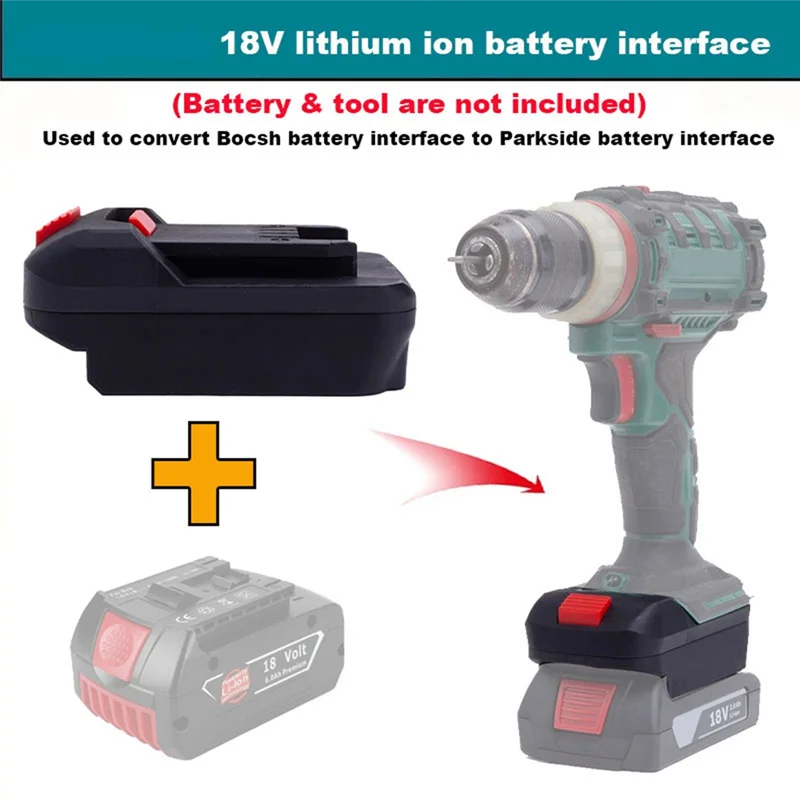 

【RECOMMEND】For LIDL Forlidl Parkside X20V Li- Battery Adapter Converter For 18V Lithium Battery Power Tool Accessories