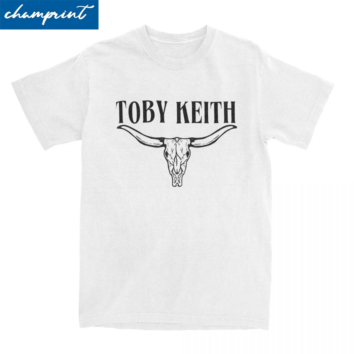 Funny Toby Keith Cowboy Tshirts Men Crewneck Short Sleeve Clothing 100%Cotton Summer Tops