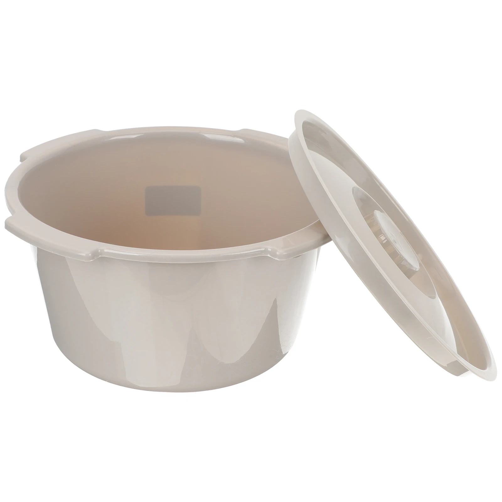 

Portable Commode Chair for Elderly Thickened Plastic Material Grey Color Bathroom Chamber Pot Spittoon Easy to Move for Home