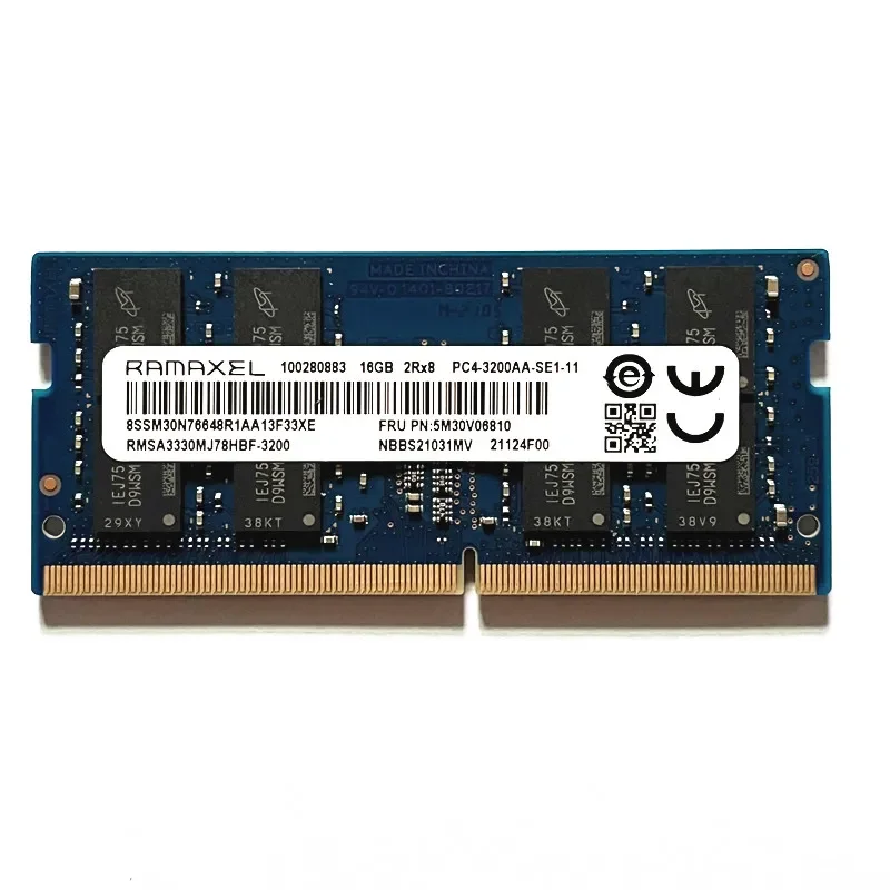 

5M30V06810 For Lenovo MEMORY 16G DDR4 3200 SODIMM RAMAXEL
