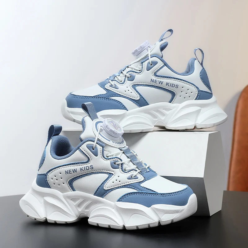 Mode Kinder Turnschuhe Herbst Leder Jungen Laufschuhe Leichte Casual Mädchen Tennis Schuhe Non-slip Kinder Outdoor Turnschuhe