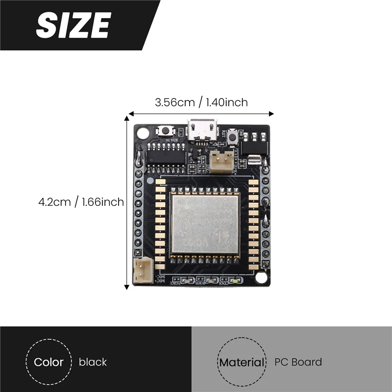 BNVN-VC-02-Kit Scheda di sviluppo modulo vocale offline intelligente AI con supporto per debug seriale