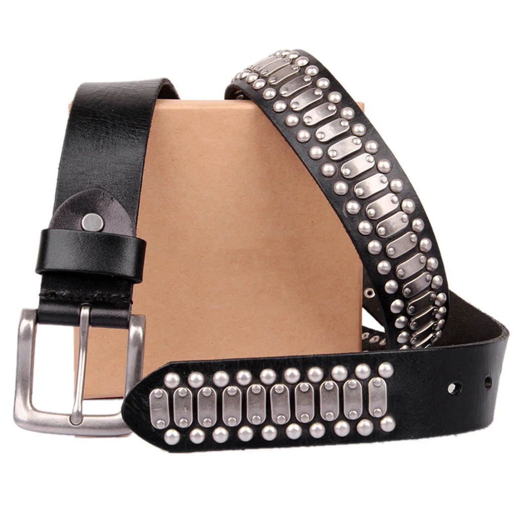 

Belt Male Or Female Accessory Adds Edgy Touch To Any Outfit Punk Rock Style Rivet Belt Belts For Men