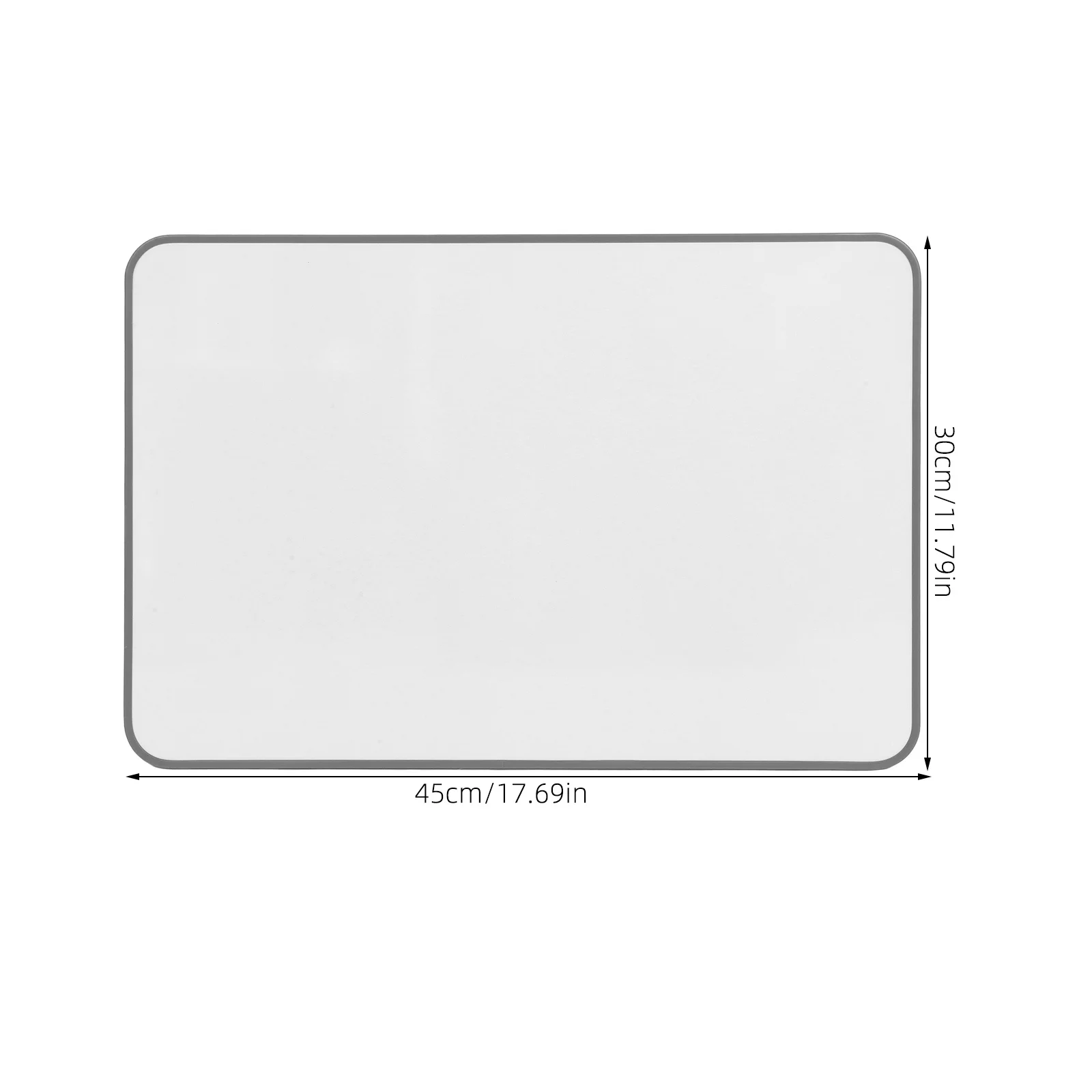 على الوجهين المغناطيسي الجاف محو السبورة 45x30 سنتيمتر قابلة لإعادة الاستخدام مكتب دراسة مذكرة مجلس مؤطرة سهلة نظيفة السلس الكتابة #3