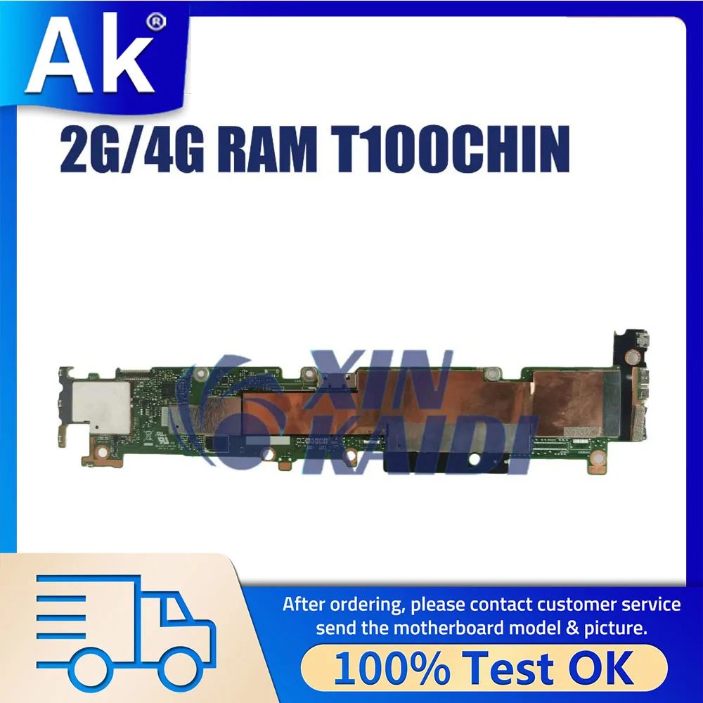 

Laptop Motherboard For ASUS T100CHIN T100C T100CHIN T100CH T100CHI Notebook Mainboard Z3795 CPU 2G 4G RAM 64GB SSD Systemboard