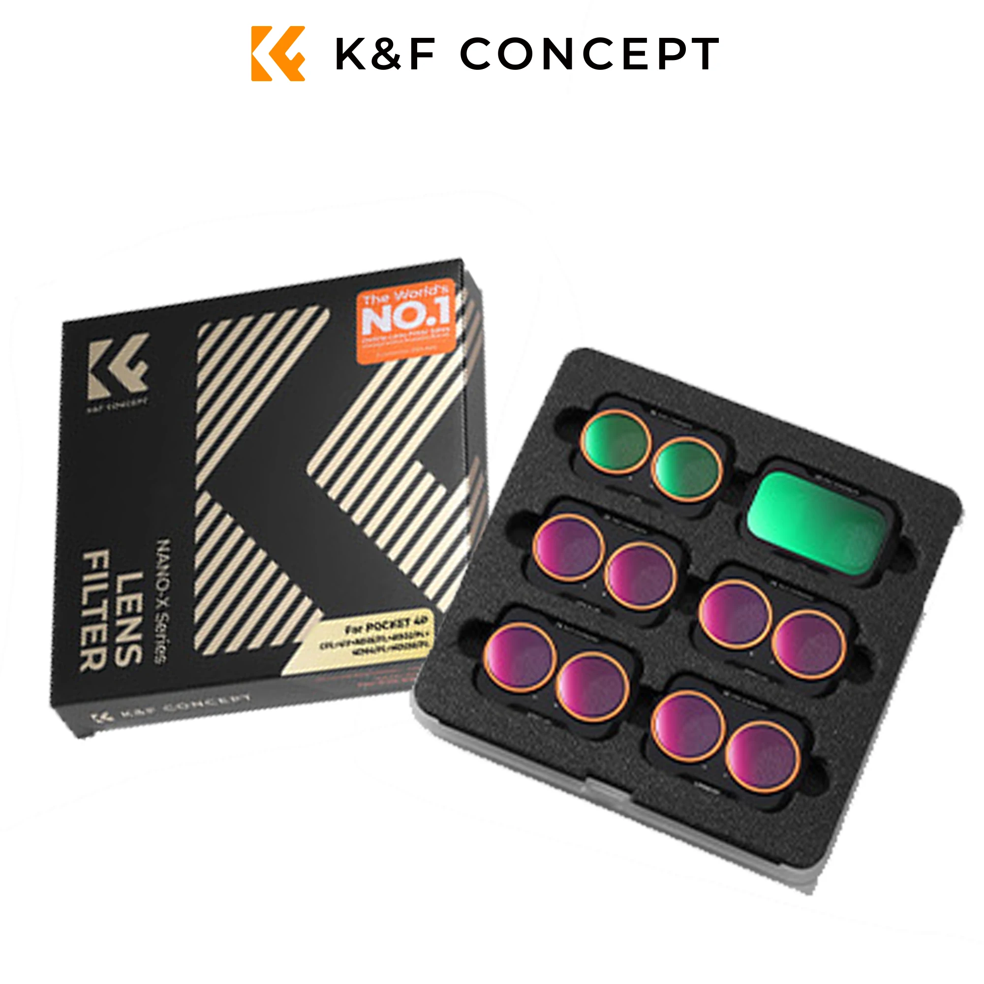 kit-de-filtres-pour-objectif-k-f-concept-pour-dji-osmo-pocket-4p-uv-cpl-nd16-pl-nd32-pl-nd64-pl-nd256-pl-filtre-nd-cpl-2‑en‑1