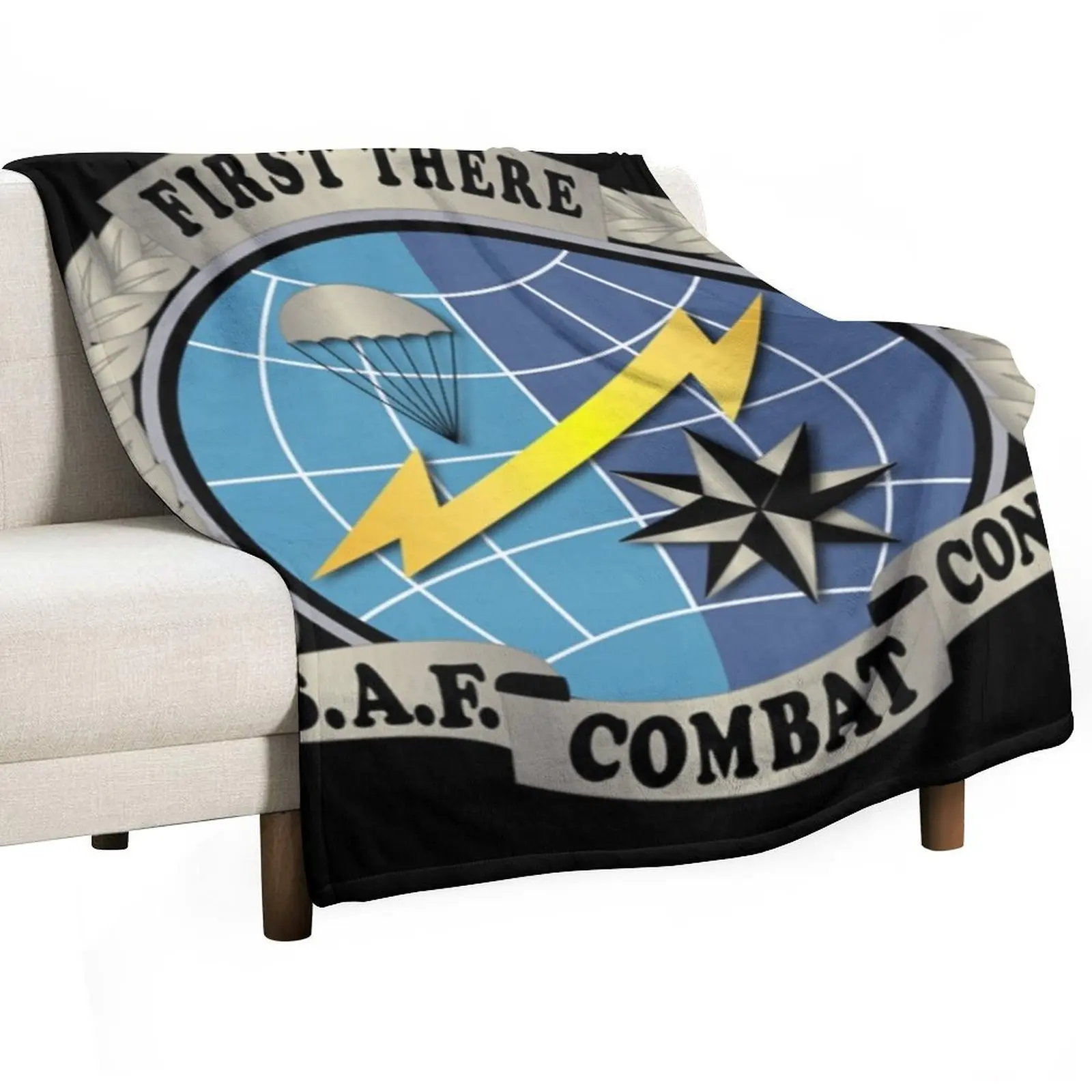 

USAF - Combat Controller Badge No TxtShirt Throw Blanket Blankets For Bed Heavy For Baby Large Blankets