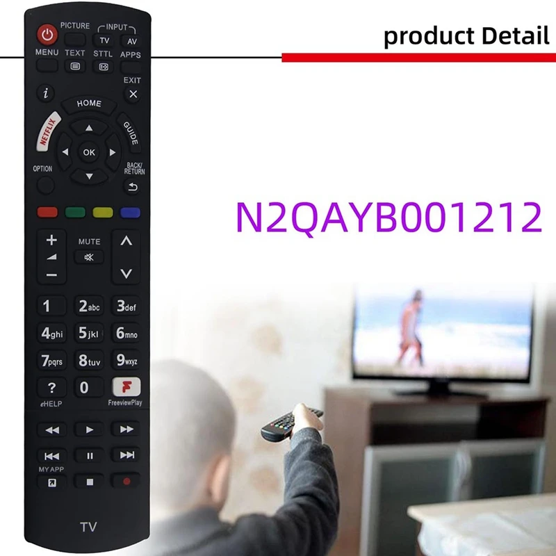 Remote Control For Panasonic Tv N2qayb001181 N2qayb001180 N2qayb001212 N2qayb001211