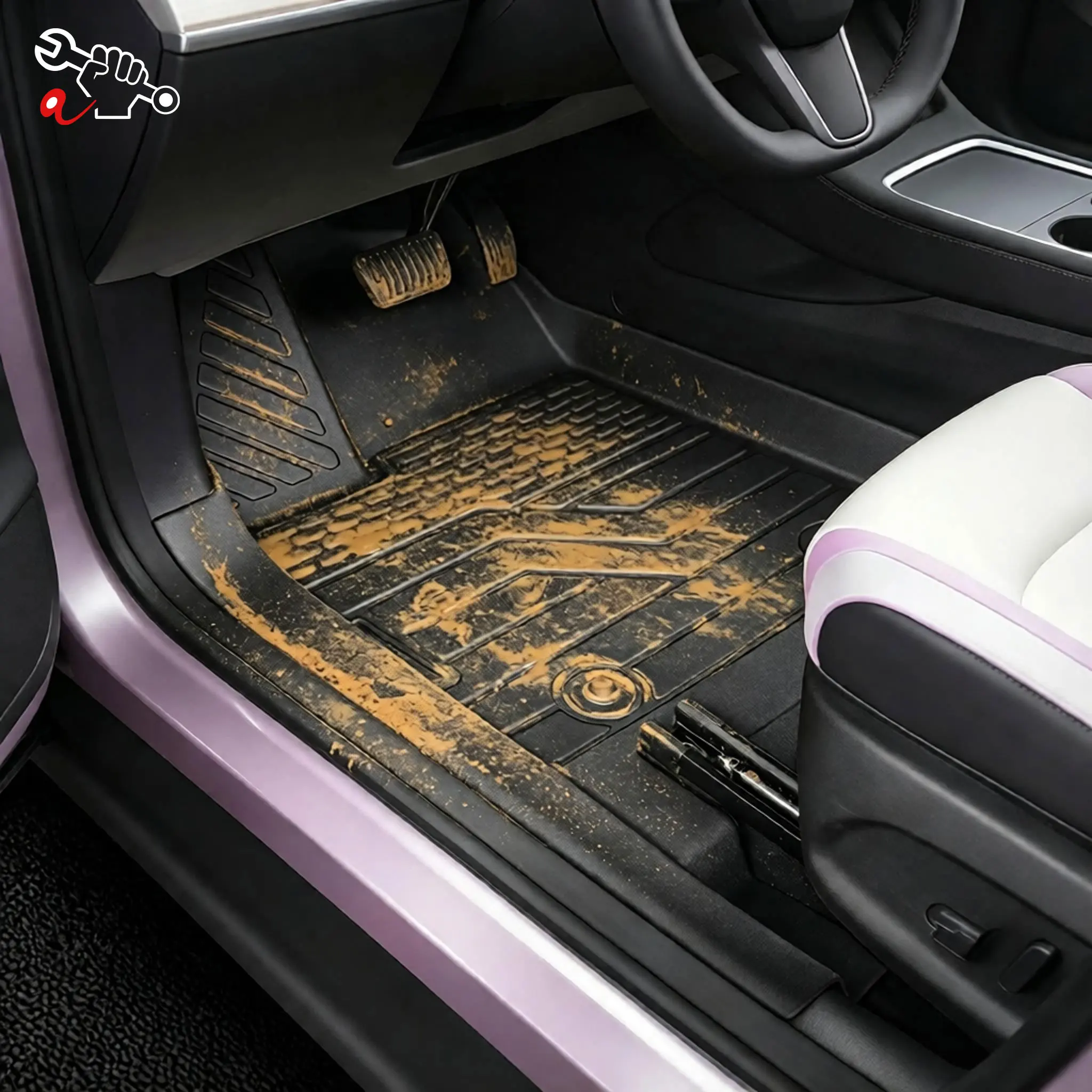 Left-Hand Drive Car Custom Fit Floor Mat For BYD Dolphin 2021-2025 Foot Pad Protector Full-surrounded Floor Liner Odorless