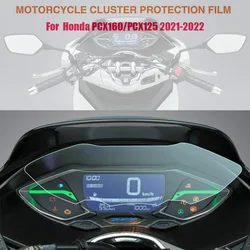 Motorcycle Instrument Cluster Scratch Protection Film Dashboard Screen Protector For Honda PCX160 PCX125  PCX 160 125 2021 2022