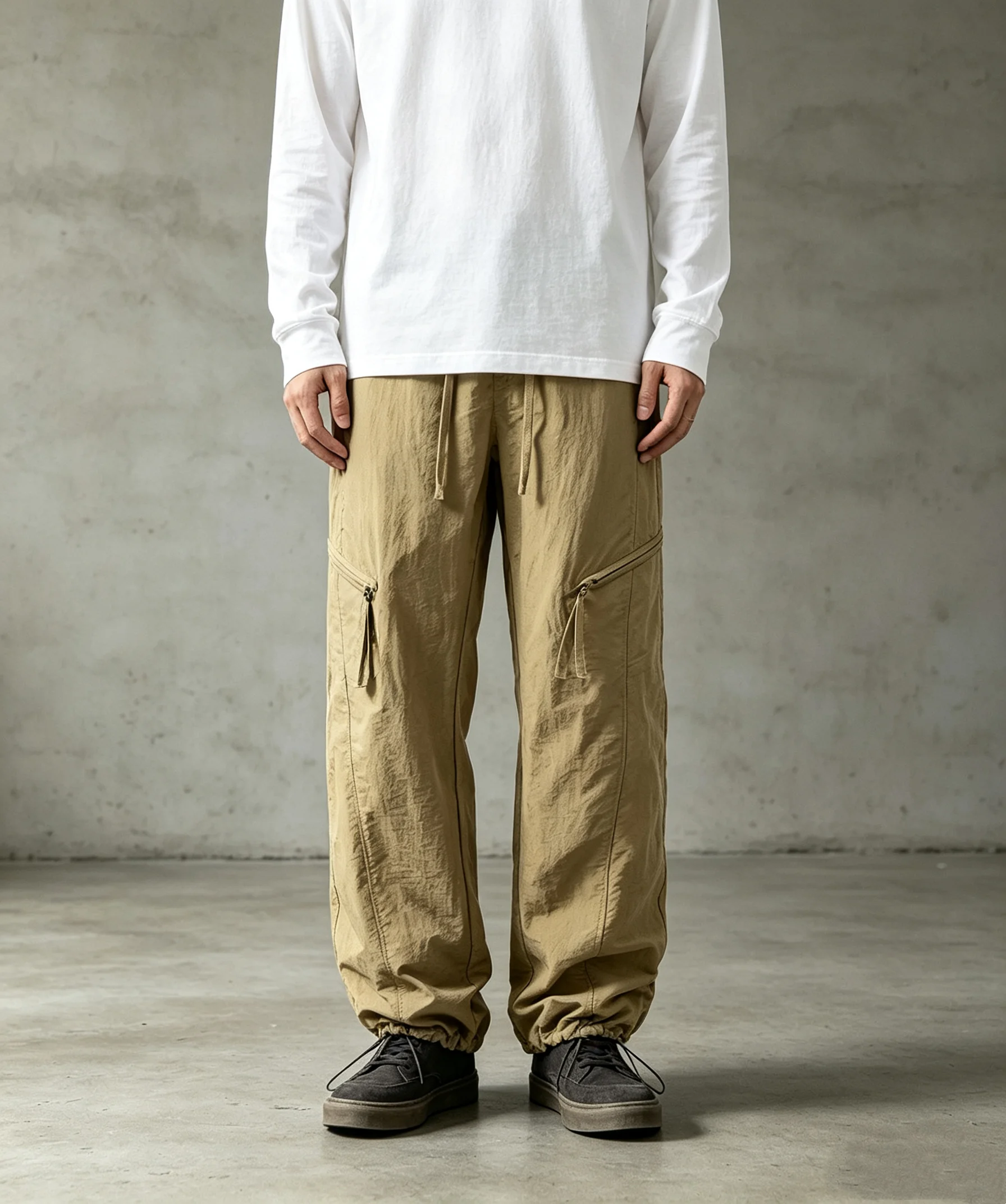 Men's Autumn Functional Work Pants Lightweight and Skin-Friendly Jogger Pants Plus-Size Multi-Color Trendy Men's Cargo Pants