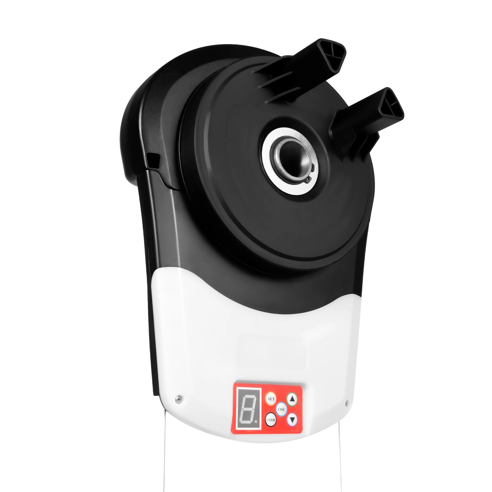 Garage Roller Door Opener Motor, 110V Remote Electric Roller Shutter Motor, 2 Remotes, High Pull 800N, Automatic Stop, Industrial Heavy Duty, Stable Copper Wire, for Shop Warehouse Home