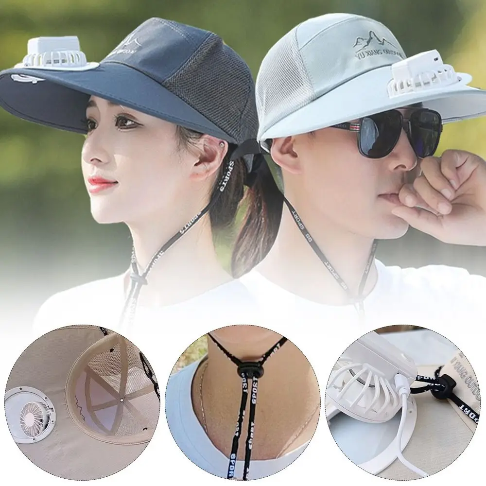 

Large Brim Charging Fan Hat Rechargeable Sun Protection Sun Protection Hat Sun Shading UV Protection Fishing Hat Camping Hiking