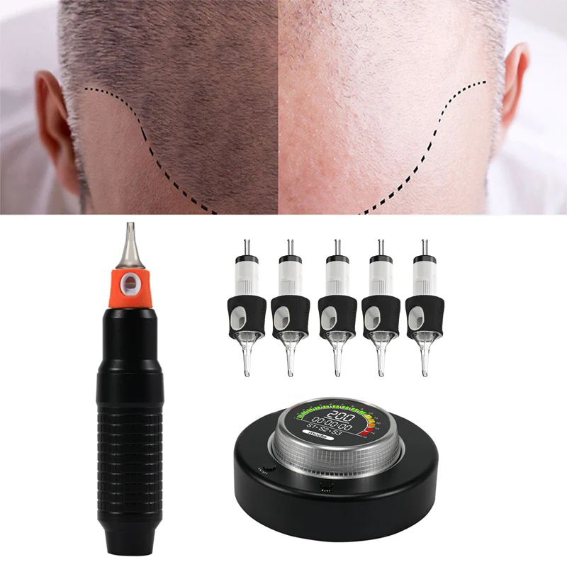 2023 New SMP Scalp Micropigmentation Device for Hair Strokes With Universal Needle Semi Permanent Makeup Wireless Tattoo Machine